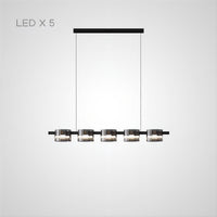 NICOLETTA B Linear Chandelier