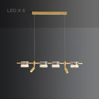 NICOLETTA C Linear Chandelier