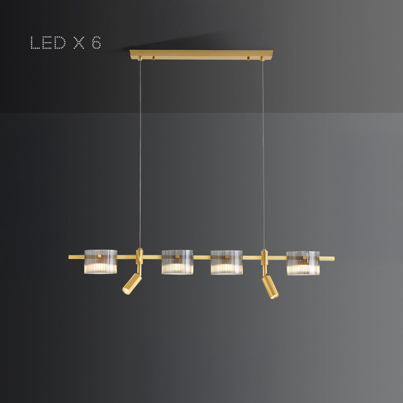 NICOLETTA C Linear Chandelier