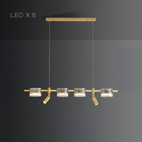 NICOLETTA C Linear Chandelier