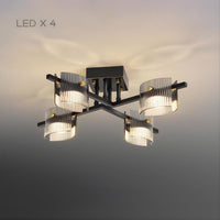 NICOLETTA Ceiling Chandelier by Lampadom - angle view