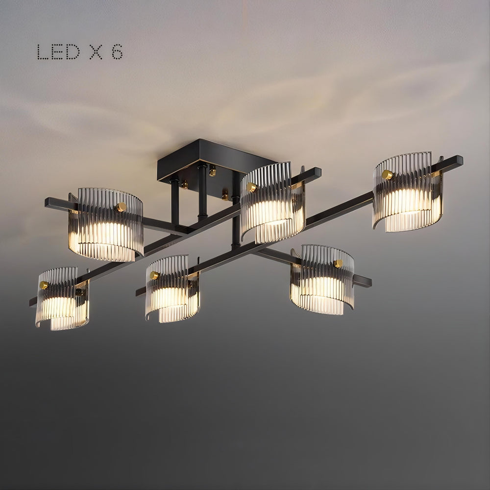 NICOLETTA Ceiling Chandelier by Lampadom - side view