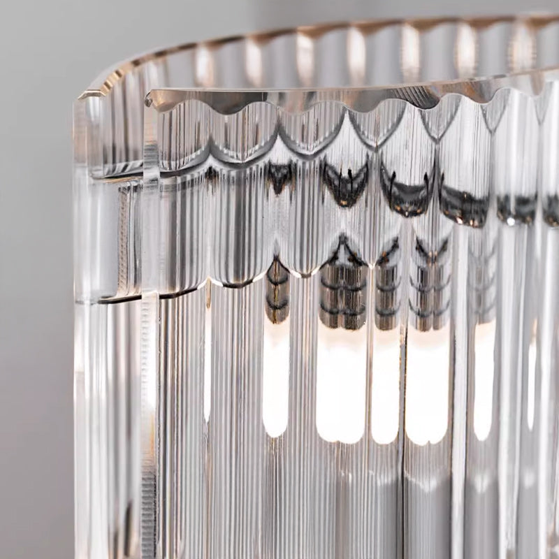 NICOLETTA CHROME Linear Chandelier by Lampadom - ambient shot