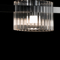 NICOLETTA CHROME Linear Chandelier by Lampadom - top view