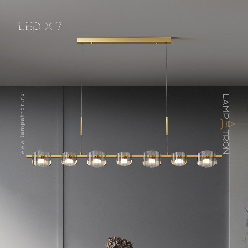 NICOLETTA D Linear Chandelier