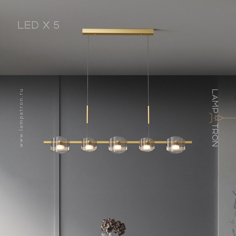 NICOLETTA D Linear Chandelier