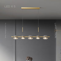 NICOLETTA D Linear Chandelier