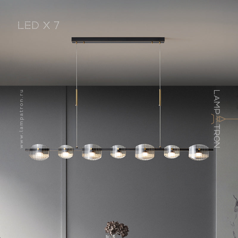 NICOLETTA D Linear Chandelier