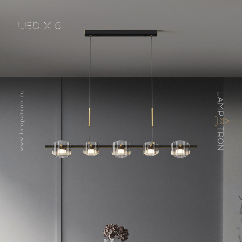 NICOLETTA D Linear Chandelier