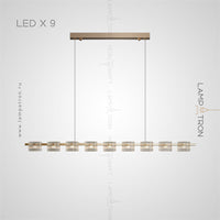 NICOLETTA Linear Chandelier