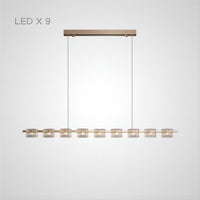NICOLETTA Linear Chandelier