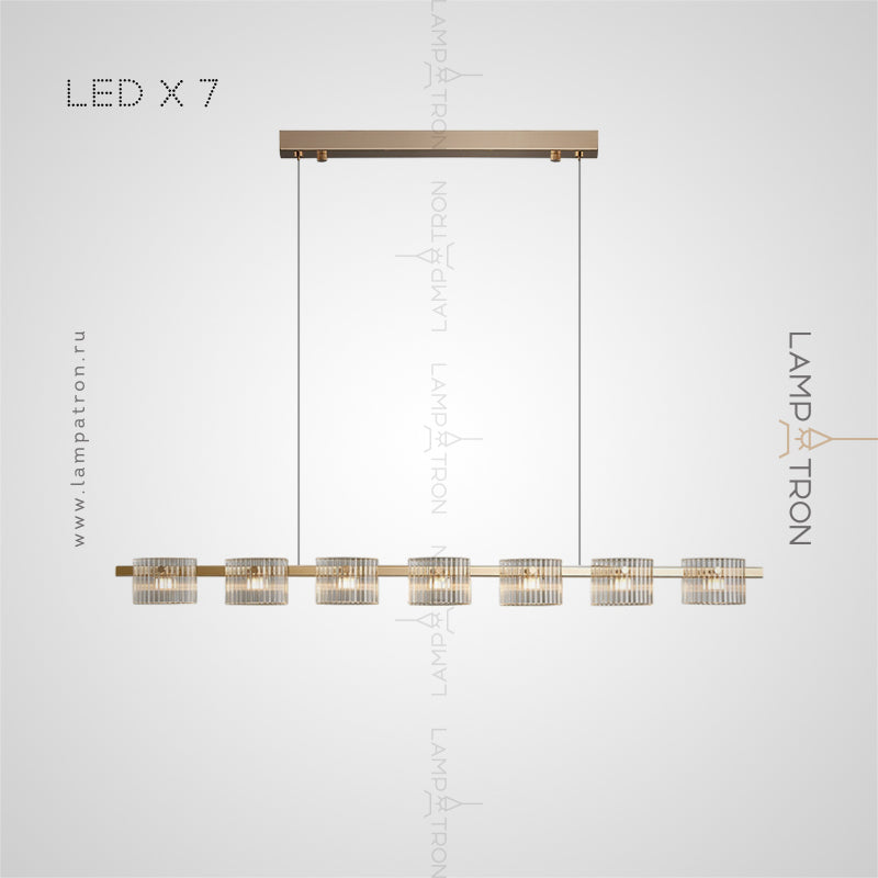 NICOLETTA Linear Chandelier