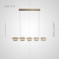 NICOLETTA Linear Chandelier