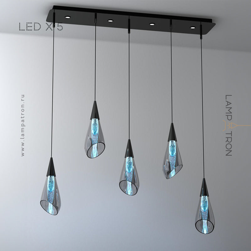 NIKA COMBO Cascade Light by Lampadom - scale reference