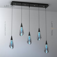 NIKA COMBO Cascade Light by Lampadom - scale reference