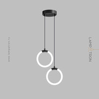 NILS DUO Cascade Light by Lampadom - close-up