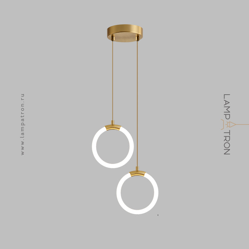 NILS DUO Cascade Light by Lampadom - side view