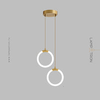 NILS DUO Cascade Light by Lampadom - side view
