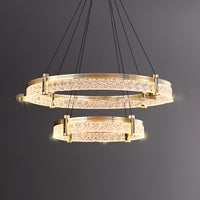 NINETT Ring Chandelier by Lampadom - side view