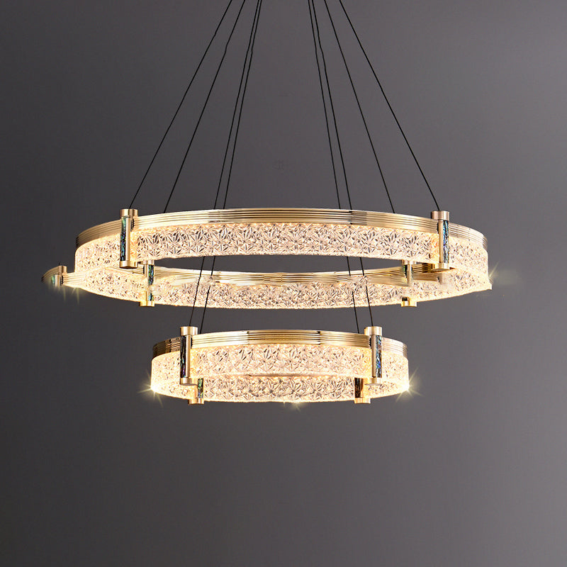 NINETT Ring Chandelier by Lampadom - scale reference