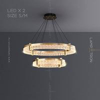 NINETT Ring Chandelier by Lampadom - ambient shot