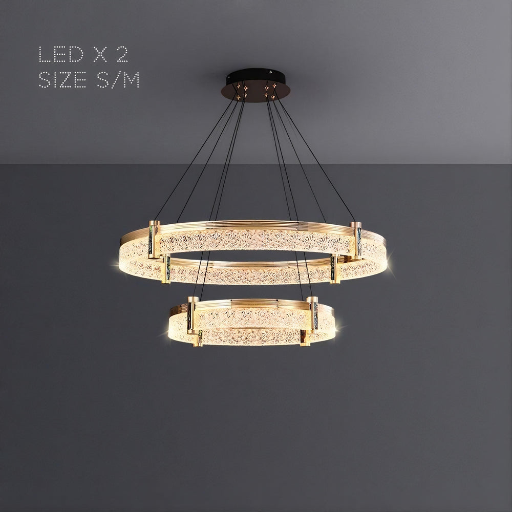 NINETT Ring Chandelier by Lampadom - detail view