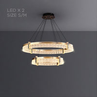 NINETT Ring Chandelier by Lampadom - detail view