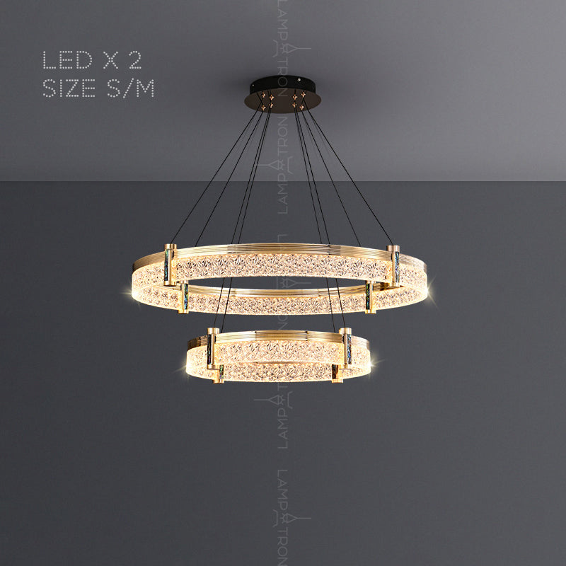 NINETT Ring Chandelier by Lampadom - detail view
