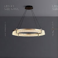NINETT Ring Chandelier by Lampadom - close-up