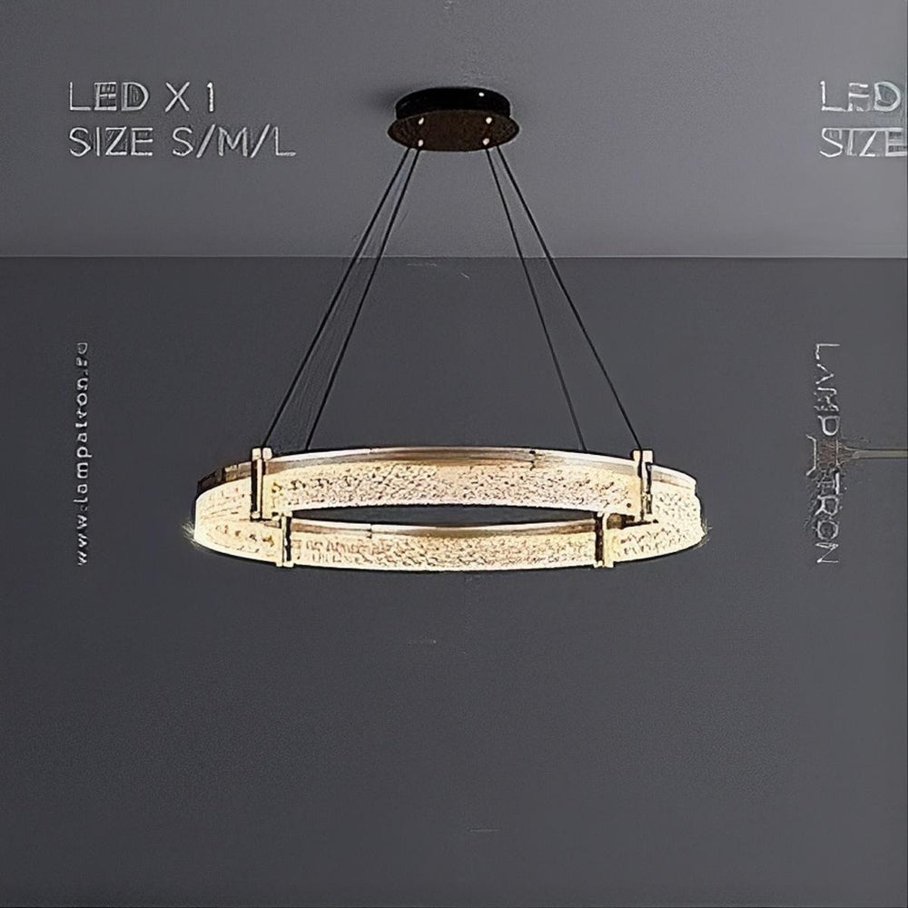 NINETT Ring Chandelier by Lampadom - ambient shot