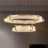NINETT Ring Chandelier by Lampadom - scale reference