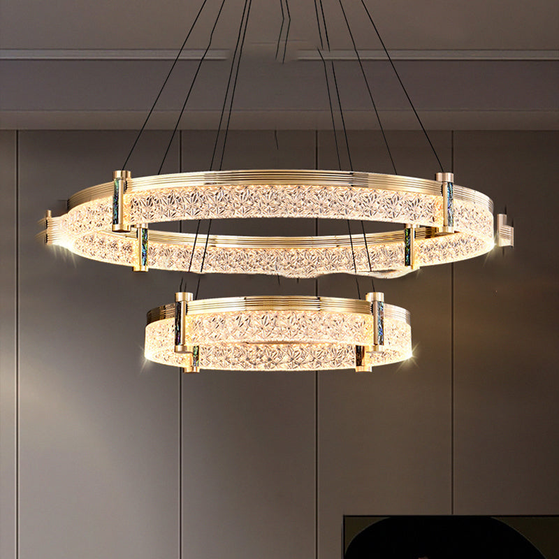 NINETT Ring Chandelier by Lampadom - angle view
