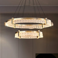NINETT Ring Chandelier by Lampadom - angle view