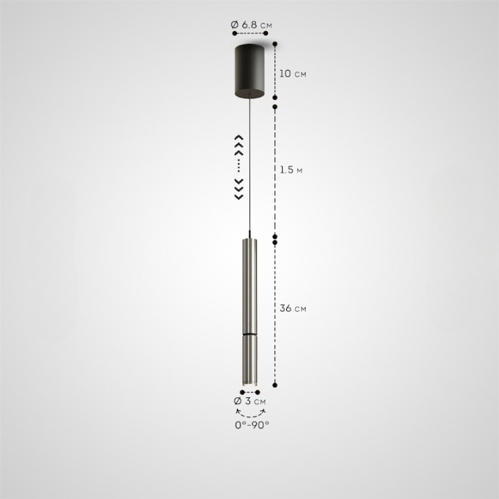NION Pendant by Lampadom - side view