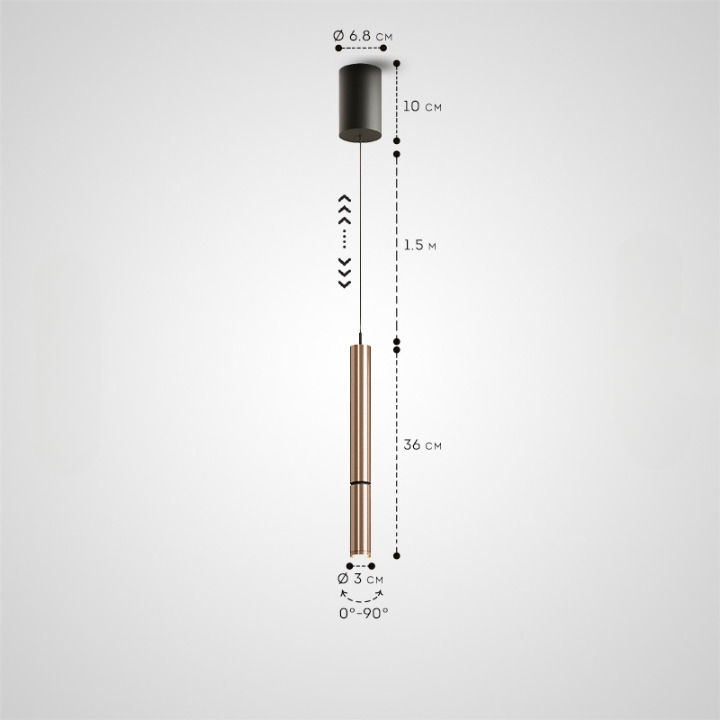 NION Pendant by Lampadom - close-up