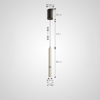 NION Pendant by Lampadom - scale reference