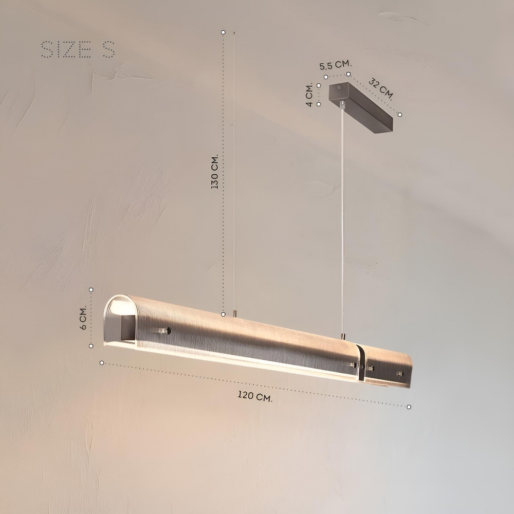 NORBERG Linear Chandelier by Lampadom - detail view