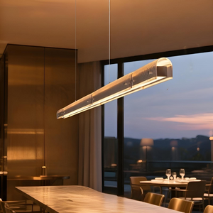NORBERG Linear Chandelier by Lampadom - side view