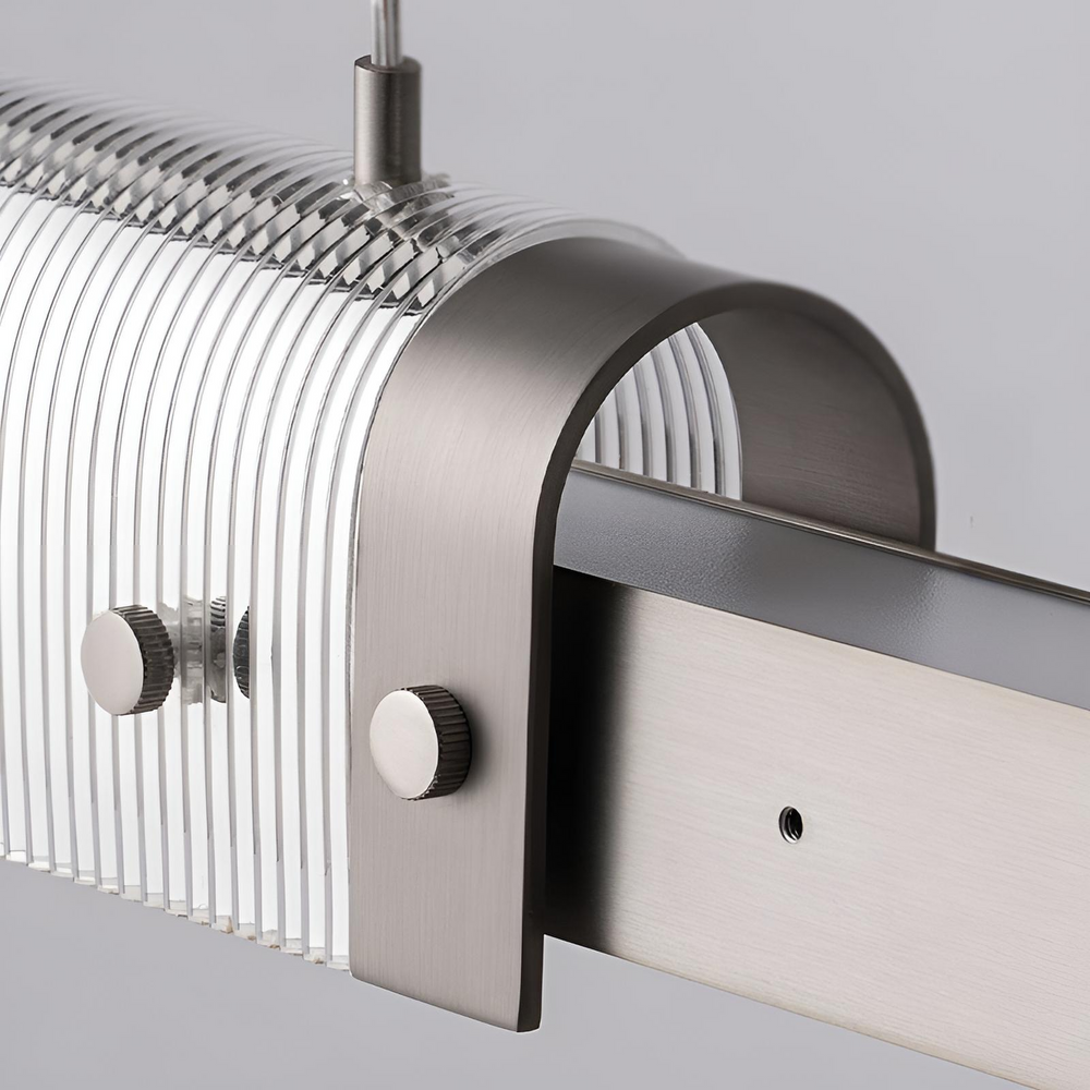 NORBERG Linear Chandelier by Lampadom - close-up