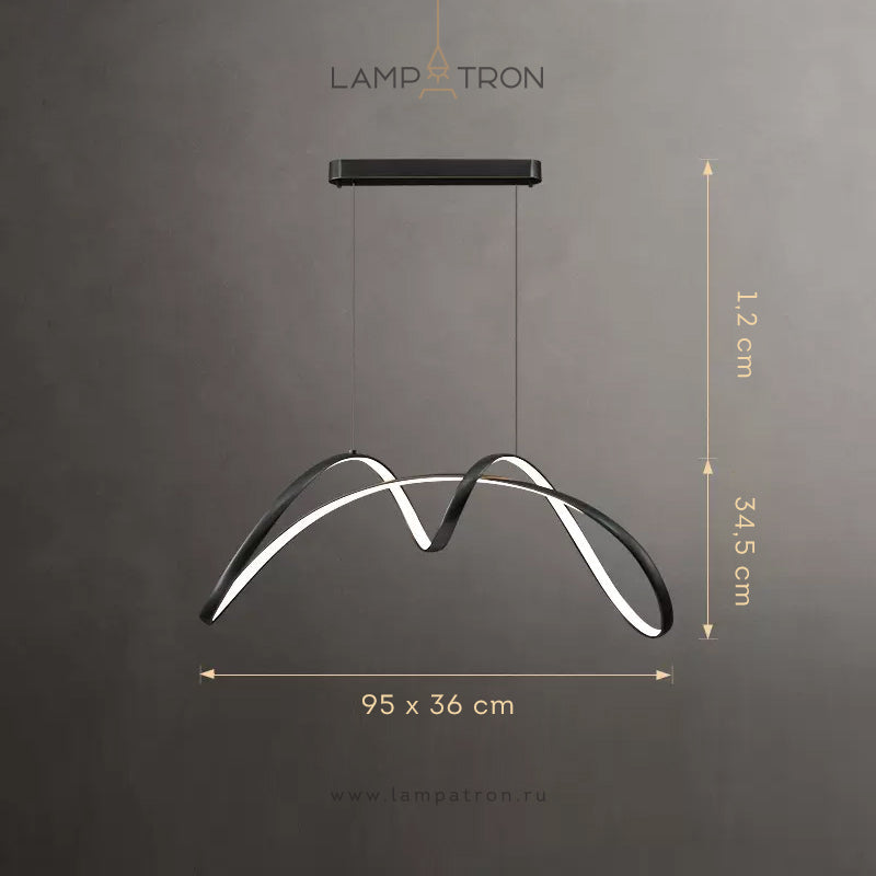 NORVIN B LUX Chandelier by Lampadom - close-up