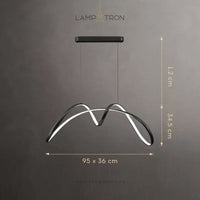 NORVIN B LUX Chandelier by Lampadom - close-up