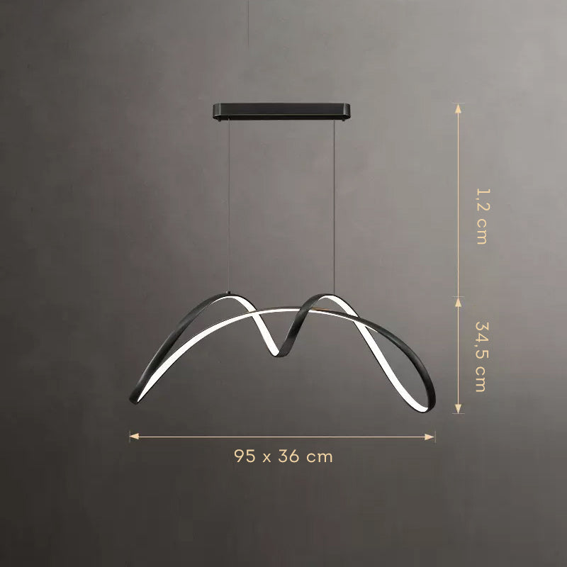 NORVIN B LUX Chandelier by Lampadom - scale reference