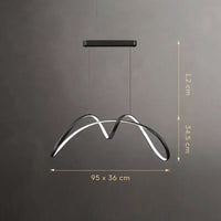 NORVIN B LUX Chandelier by Lampadom - scale reference