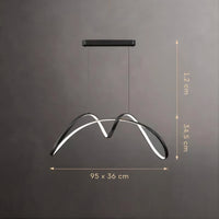 NORVIN B LUX Chandelier by Lampadom - angle view