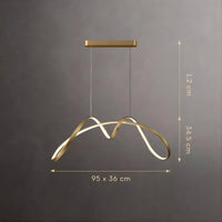 NORVIN B LUX Chandelier by Lampadom - top view