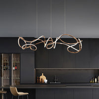 NORVIN L Linear Chandelier by Lampadom - top view