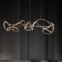 NORVIN L Linear Chandelier by Lampadom - top view