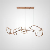 NORVIN L Linear Chandelier by Lampadom - scale reference