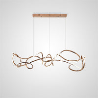 NORVIN L Linear Chandelier by Lampadom - detail view