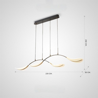 NOVEMBER Linear Chandelier